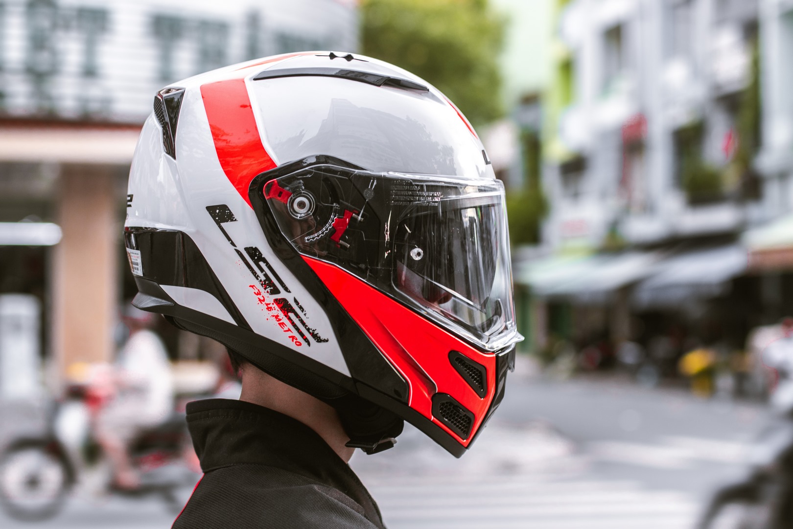 Mũ Bảo Hiểm Fullface Lật Hàm LS2 FF324 Metro