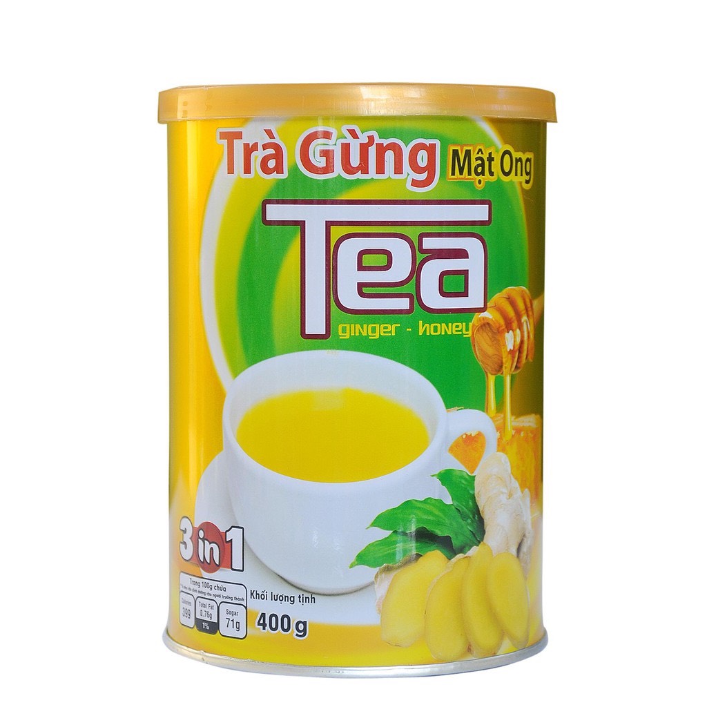 Trà Gừng Mật Ong Thanh Bình 400gr ấm bụng ngừa cảm cúm sản phẩm hỗ trợ tốt mùa dịch