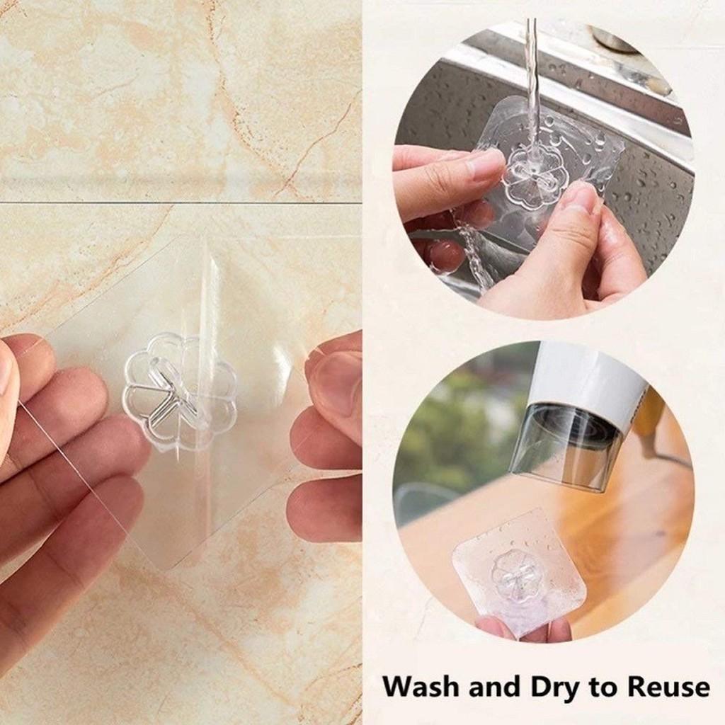 Combo 4 Móc Dính Tường Siêu Dính, Móc Dán Tường Chắc Chắn, Móc Treo Gắn Tường, Móc Treo Đồ Dùng Gia Đình. TakyHome 2213