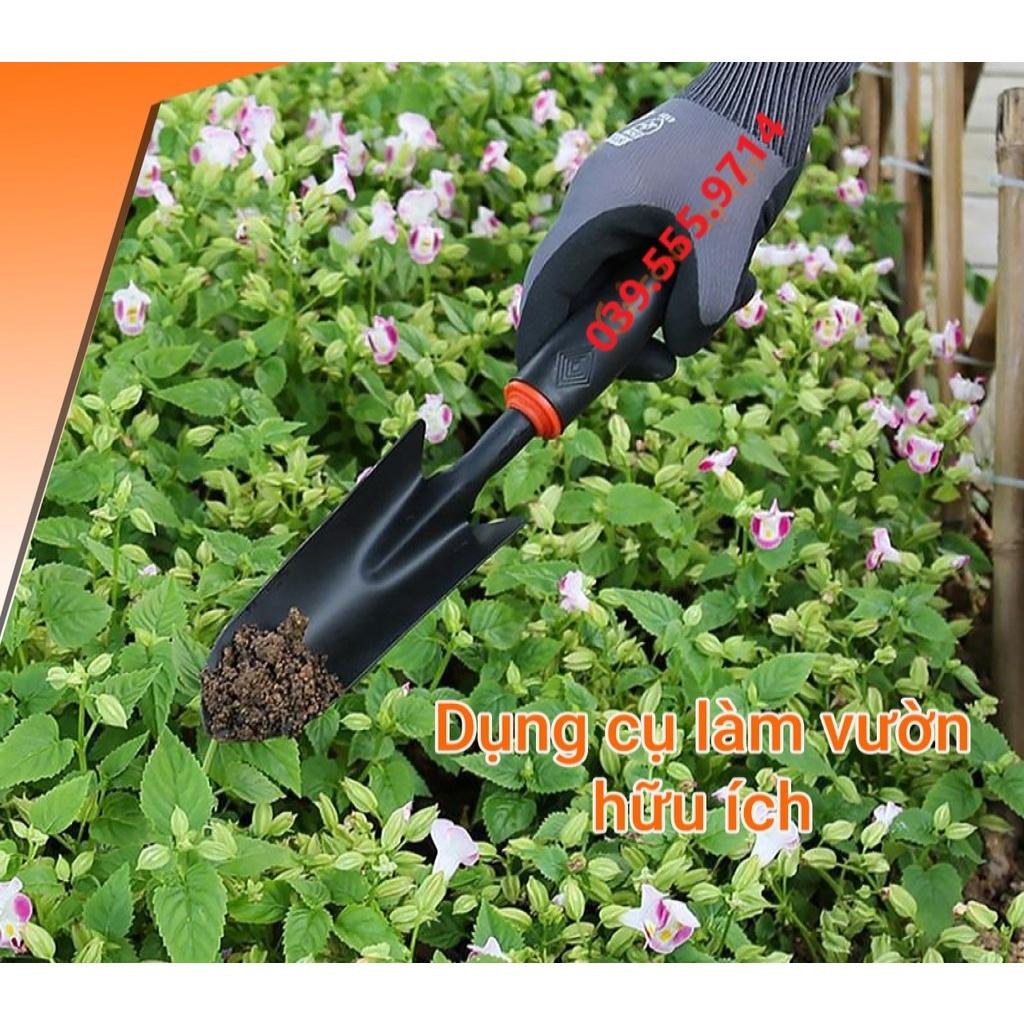 XẺNG LƯỠI HẸP CÁN CAO SU CHUYÊN ĐÀO ĐẤT TRỒNG CÂY- dụng cụ làm vườn tiện ích