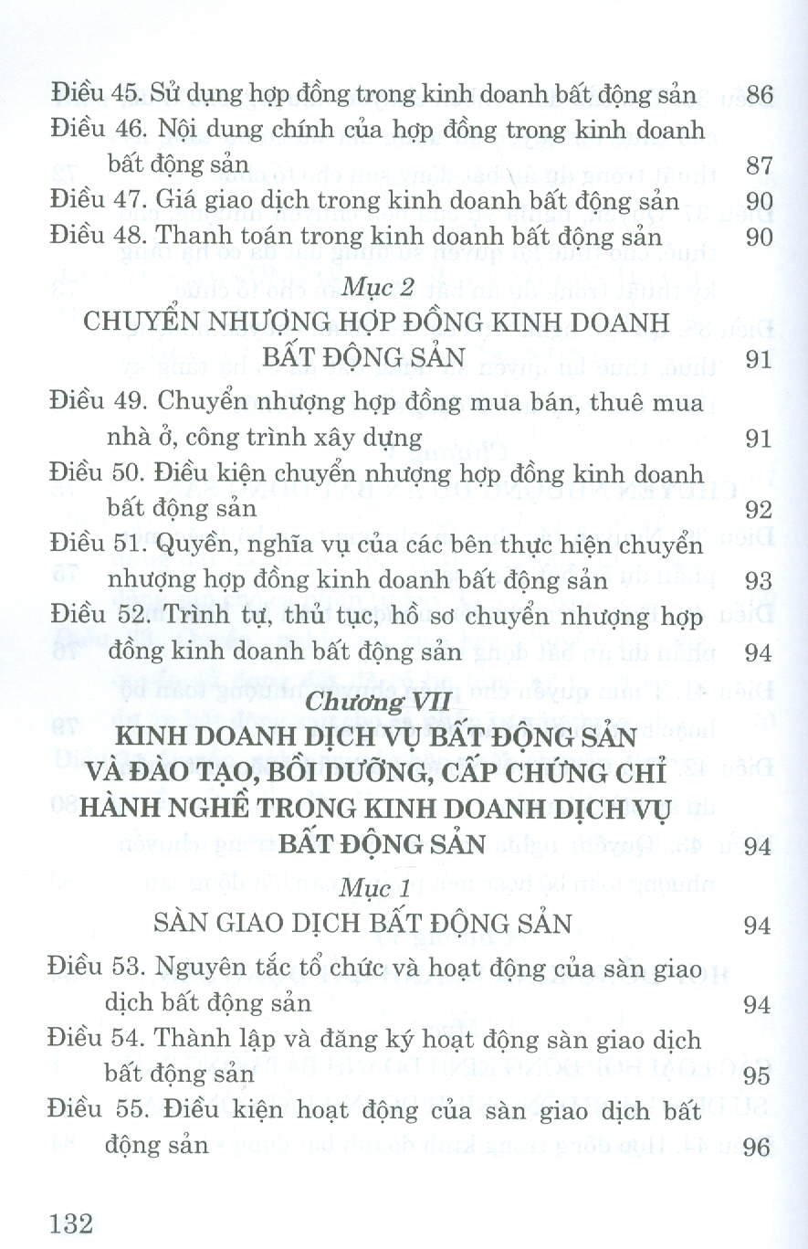 Luật Kinh Doanh Bất Động Sản (Hiệu lực thi hành từ ngày 01 tháng 01 năm 2024)