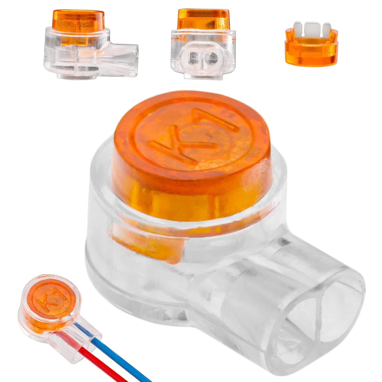 20 Gói K1 Đầu nối sạc đơn cho Cáp viễn thông/Tín hiệu | Dây cáp bấm 2 đầu - Cáp điện thoại, cáp mạng