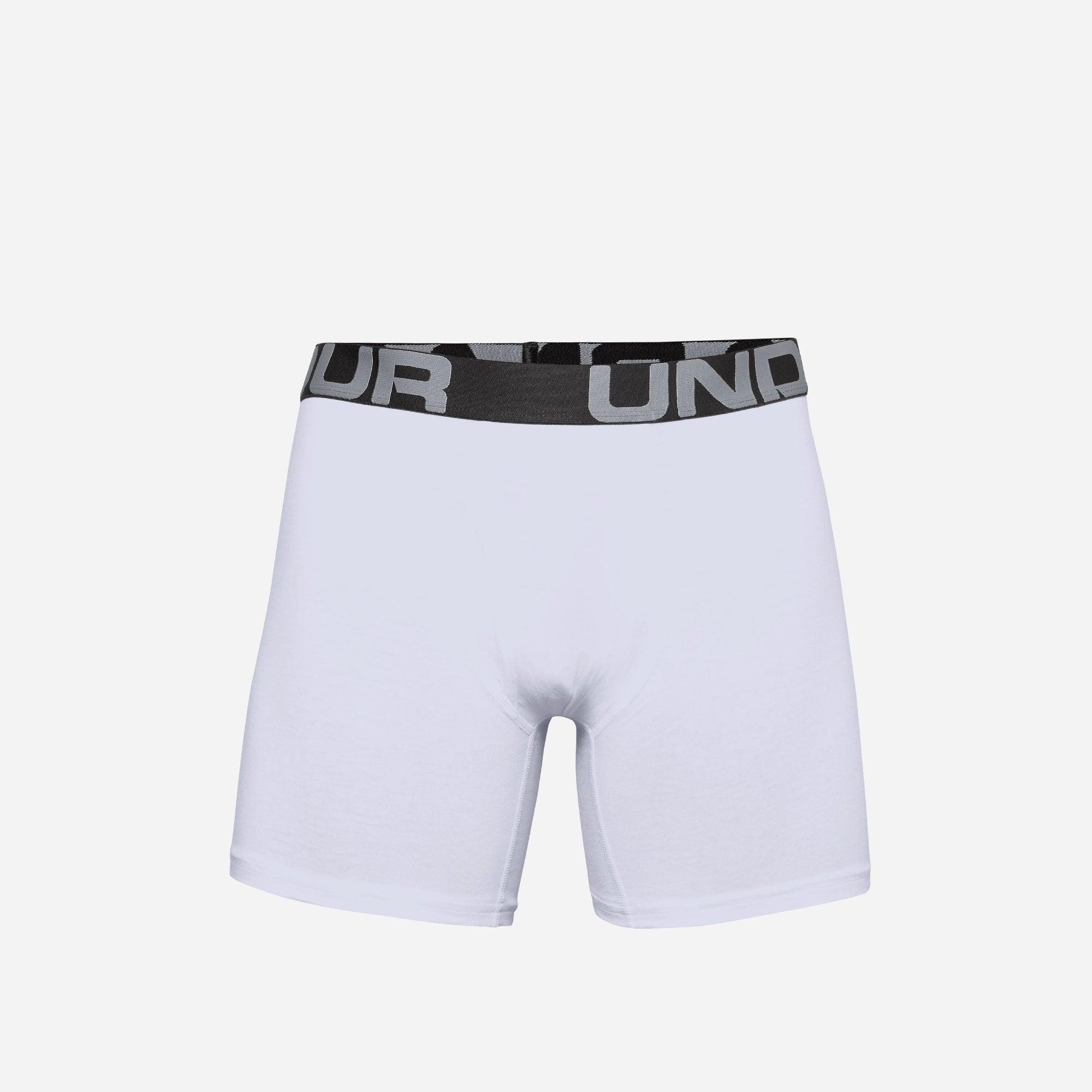 Đồ lót thể thao nam Under Armour Charged Cotton 6" Boxerjock 3 Pack - 1363617-100