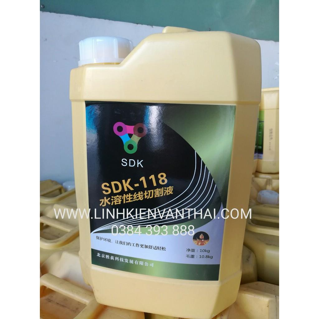 DẦU CẮT DÂY SDK-118/ 10 LÍT/ TẶNG 1 THÙNG 3L