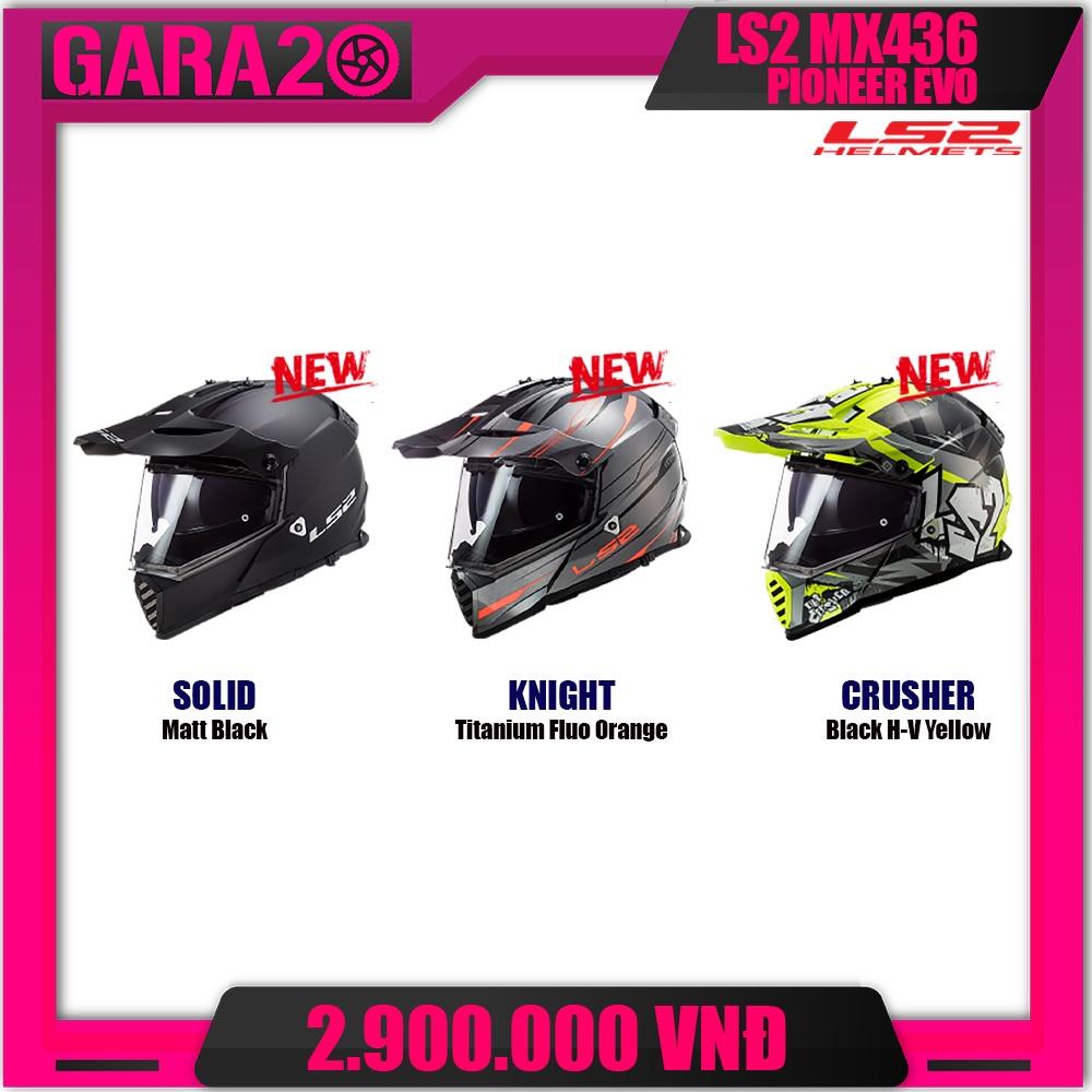 MŨ BẢO HIỂM CÀO CÀO DUAL SPORT LS2 MX436 PIONEER EVO - GARA20