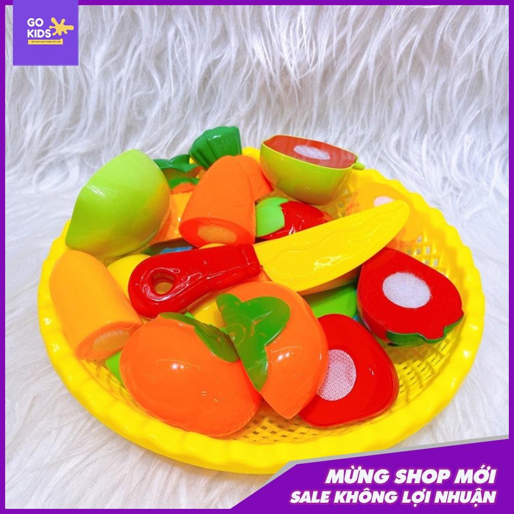 Đồ chơi cắt hoa quả bằng nhựa nguyên sinh cho bé