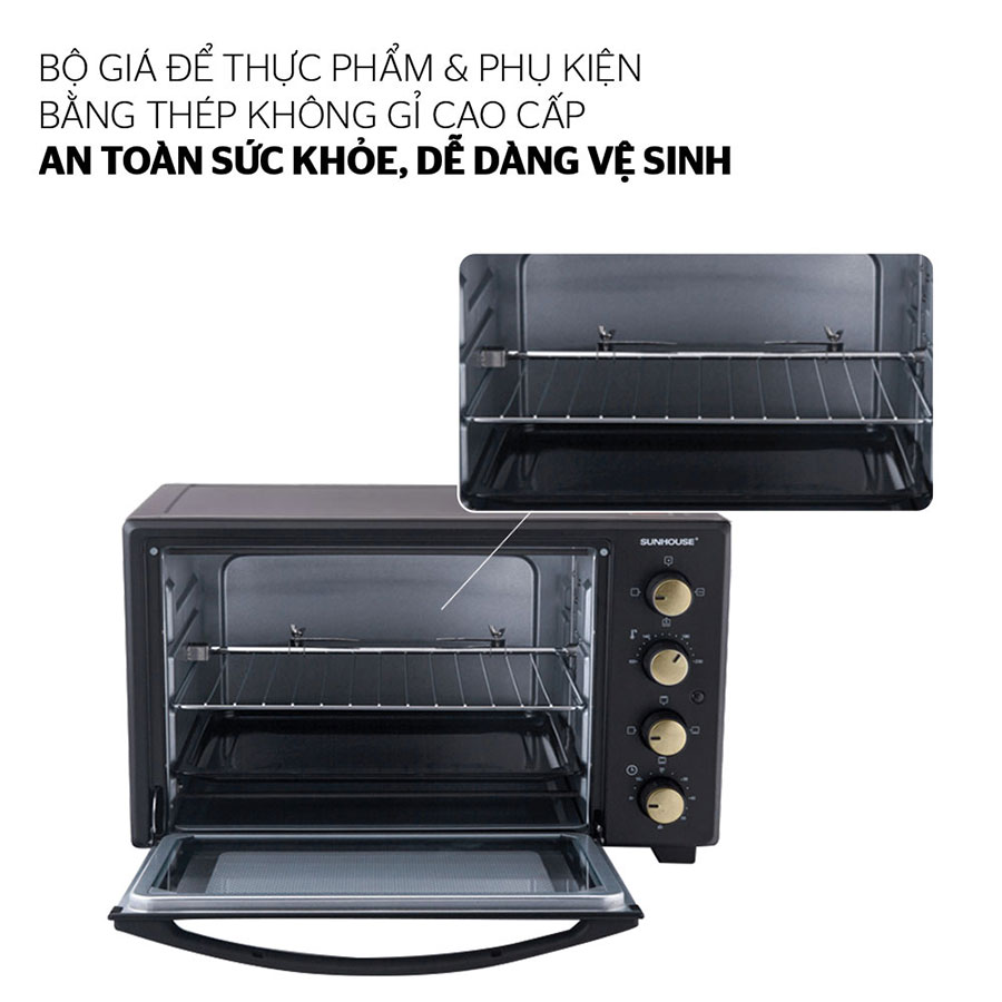 Lò nướng Sunhouse SHD4238/SHD4238S 38L