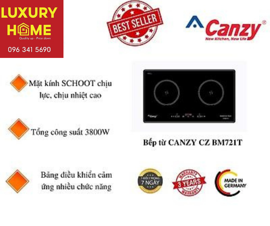 Bếp từ CANZY CZ BM721T - Hàng Chính Hãng