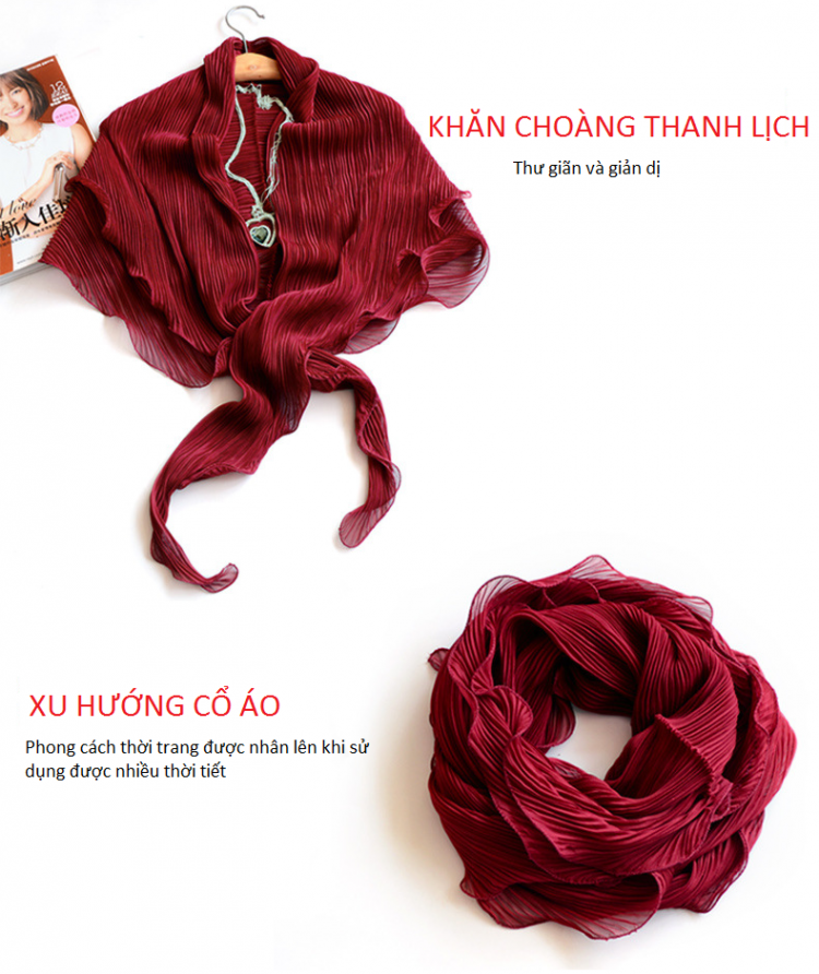 Khăn choàng cho phụ nữ kết hợp áo khoác- khăn choàng đi biển
