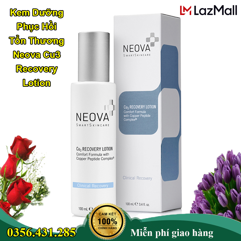 Kem dưỡng phục hồi da tổn thương Cu3 Recovery Lotion Neova