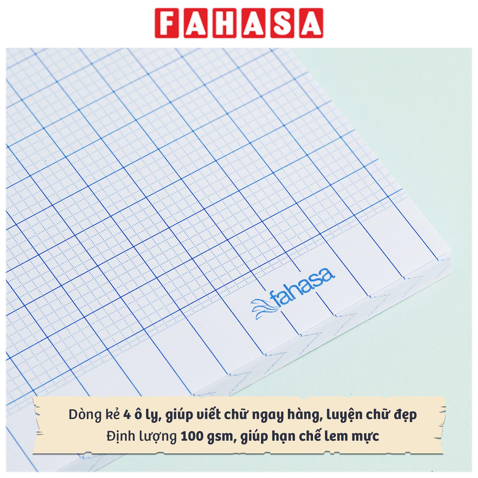 Tập Học Sinh Moochi - 4 Ô Ly Vuông - 96 Trang 120gsm - The Sun - Hổ Vàng