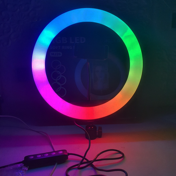 Đèn Live stream led RGB hiệu ứng nhiều màu quay phim Tik tok - T0125