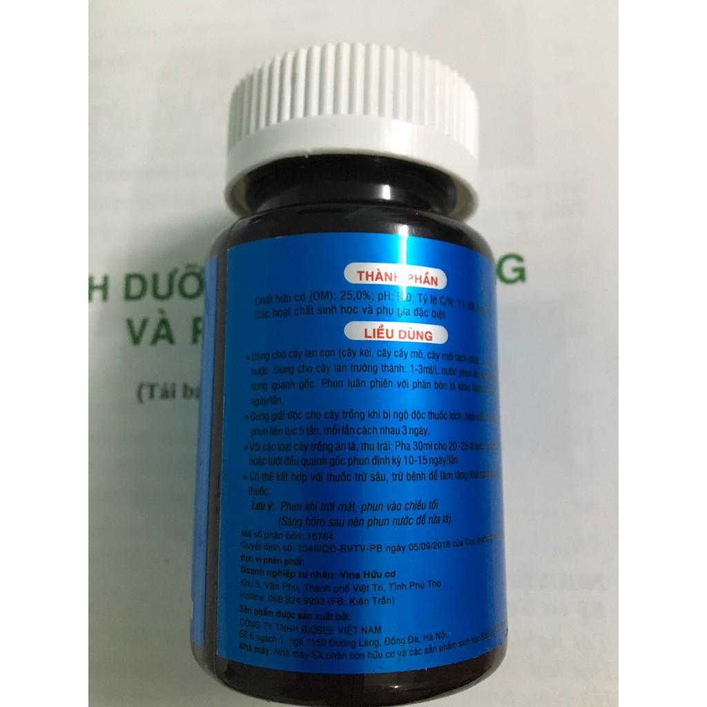 Phân bón hữu cơ Nano Cao Cấp BIOBEE ORGANIC PLUS lọ 100ml