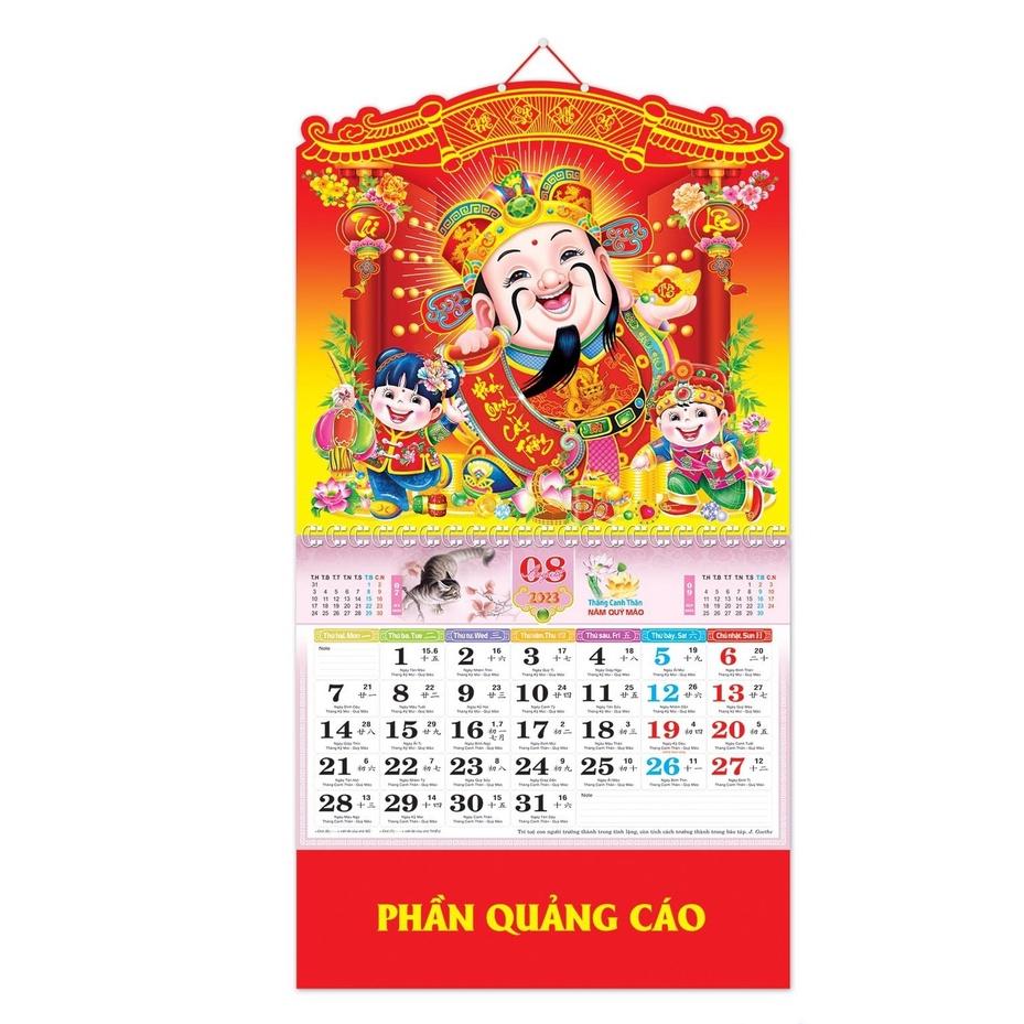 LỊCH Gắn Bìa THÁNG ( 38 x 68 ) NGẪU NHIÊN