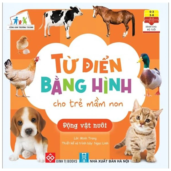 Sách - Từ điển bằng hình cho trẻ mầm non - Động vật nuôi