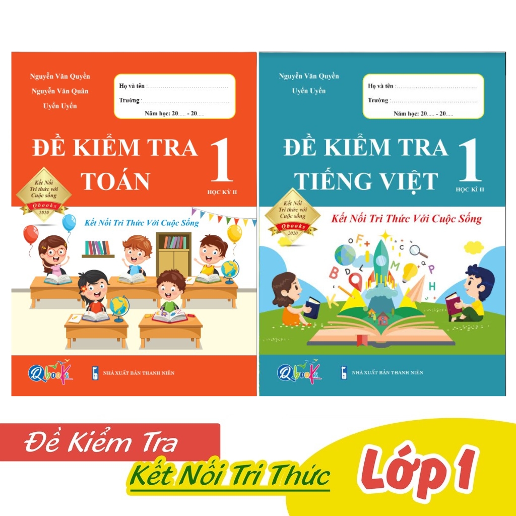 Sách - Combo Đề Kiểm Tra Toán và Tiếng Việt 1 - Kết Nối Tri Thức Với Cuộc Sống - Học Kì 2