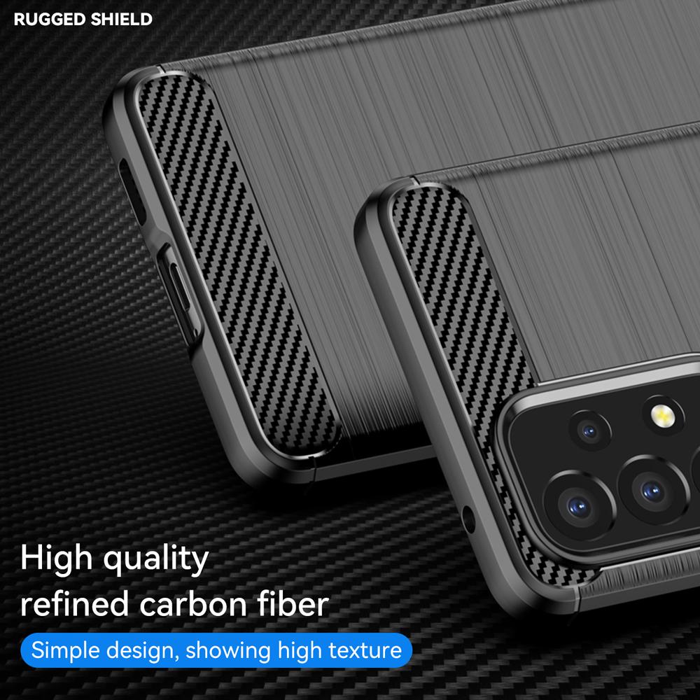 Ốp lưng dành cho Samsung A53 5G ốp silicone mềm Carbone phay xước chống sốc chống vân tay