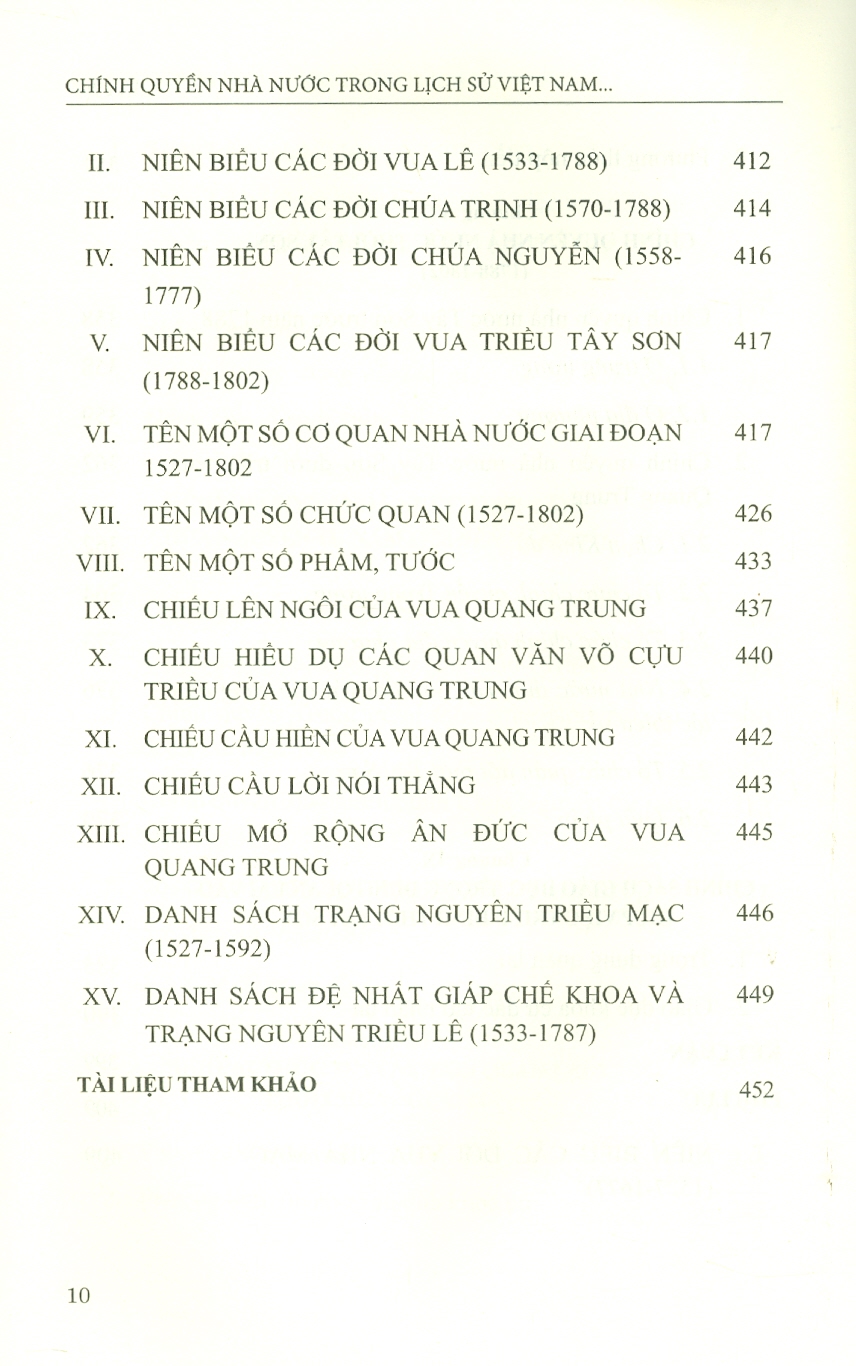 Chính Quyền Nhà Nước Trong Lịch Sử Việt Nam Trong Lịch Sử Việt Nam
