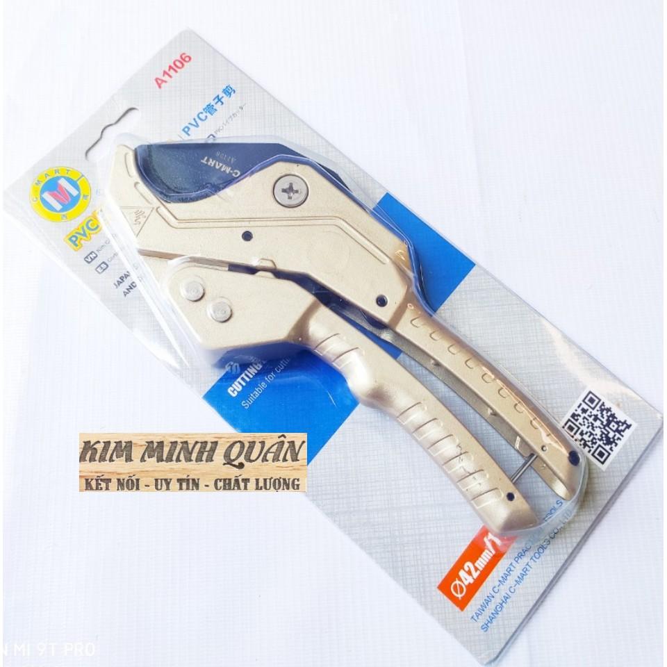 Kéo Cắt Ống PVC 42mm Lưỡi Đen Cao Cấp A1106 CMART