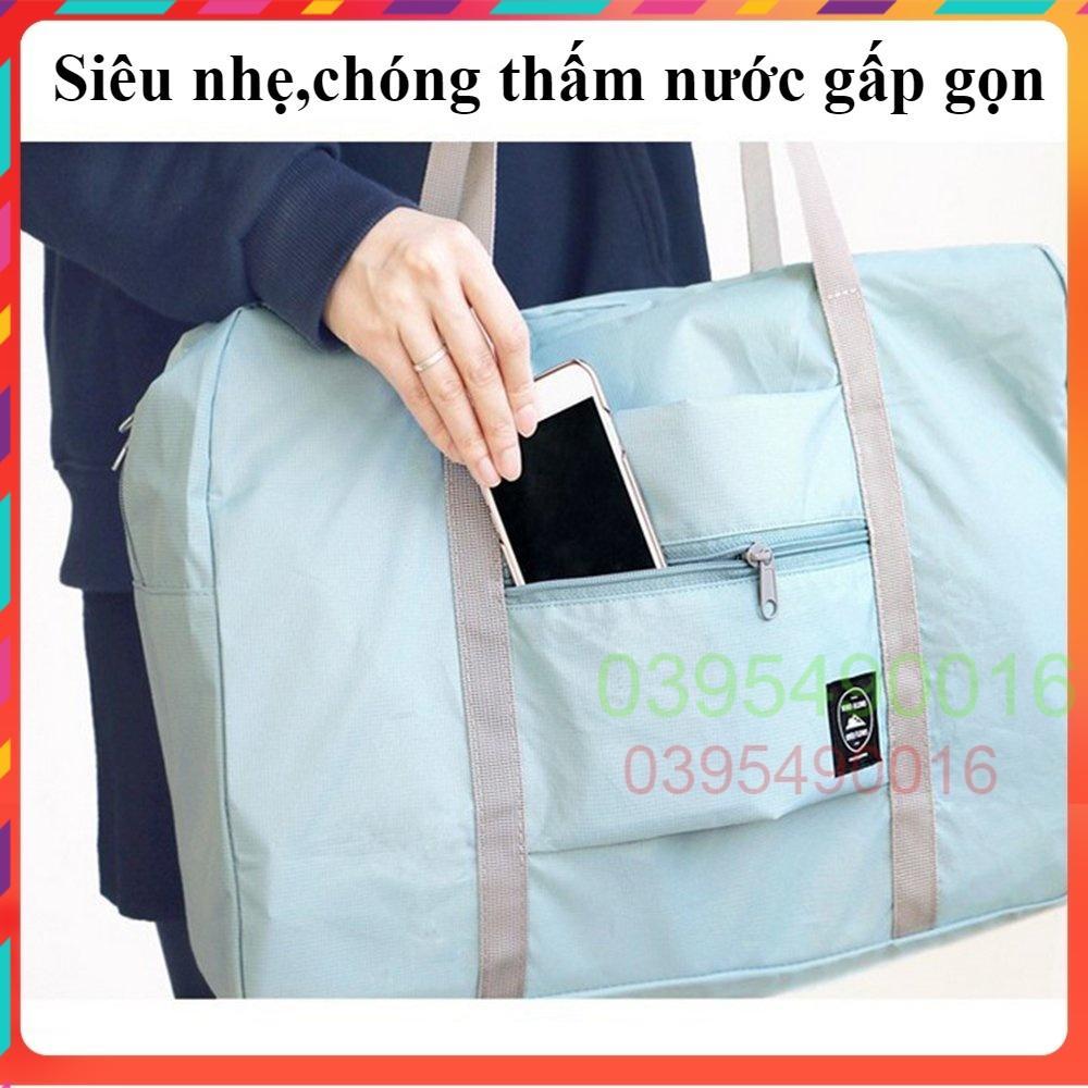 Túi Du Lịch Thời Trang Cao Cấp Vải Dù Chống Thấm Nước, Gấp Gọn Tiện Lợi, Túi Cỡ Đại Đựng Đồ Đa Dụng Đi Chơi - HỒNG