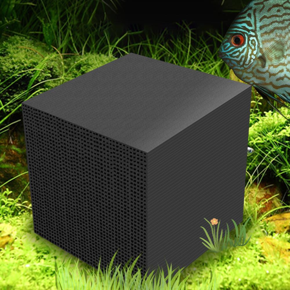 Máy lọc nước Hình khối Bộ lọc bể cá sinh thái Lọc & hấp thụ cực mạnh 10X10X5CM