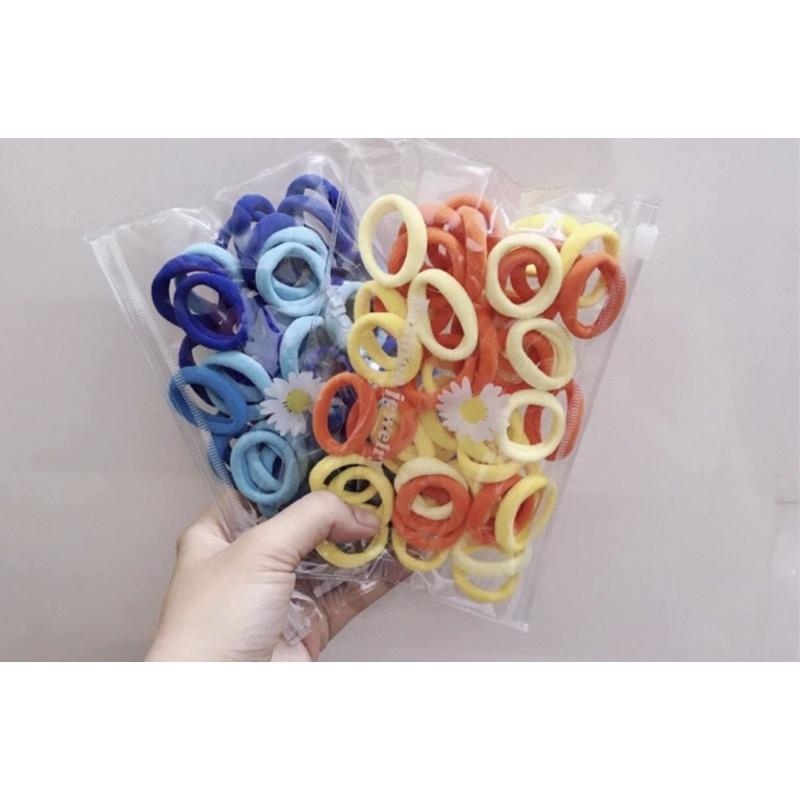 Túi zip 50 dây cột tóc