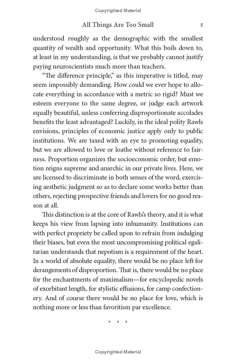 Sách ngoại văn: All Things Are Too Small - Essays In Praise Of Excess