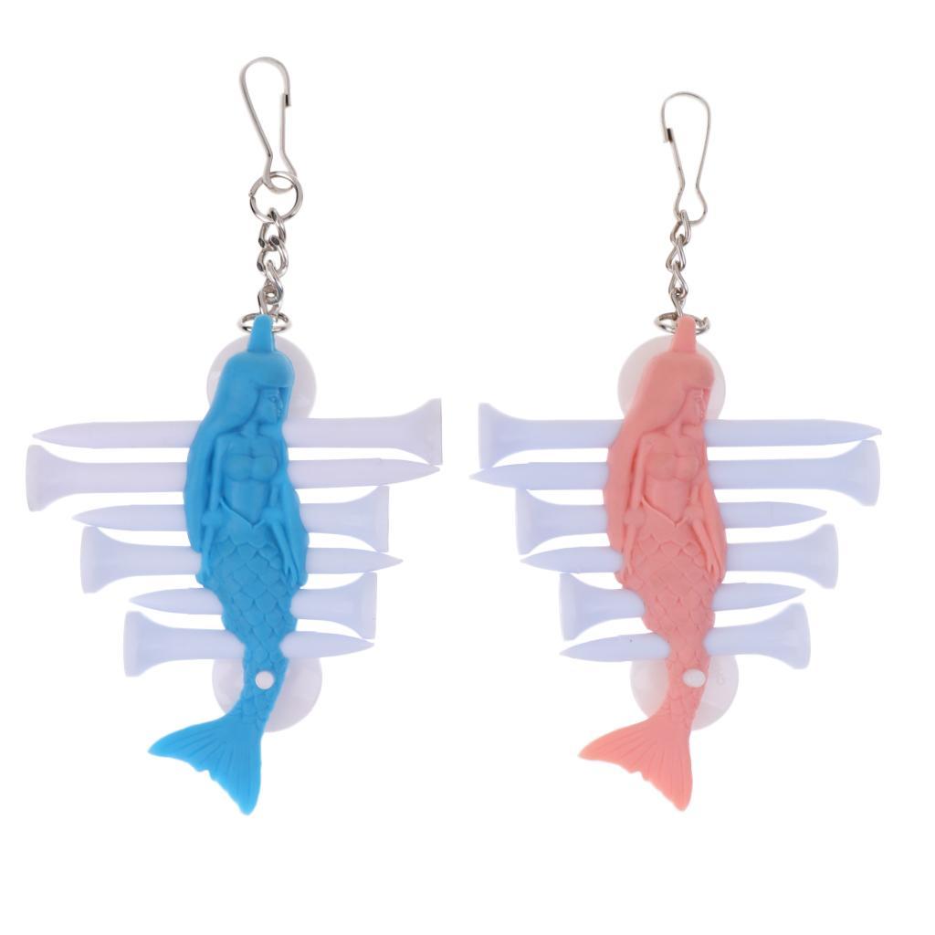 Golf Tee Holder with Tees Golf Key Chain