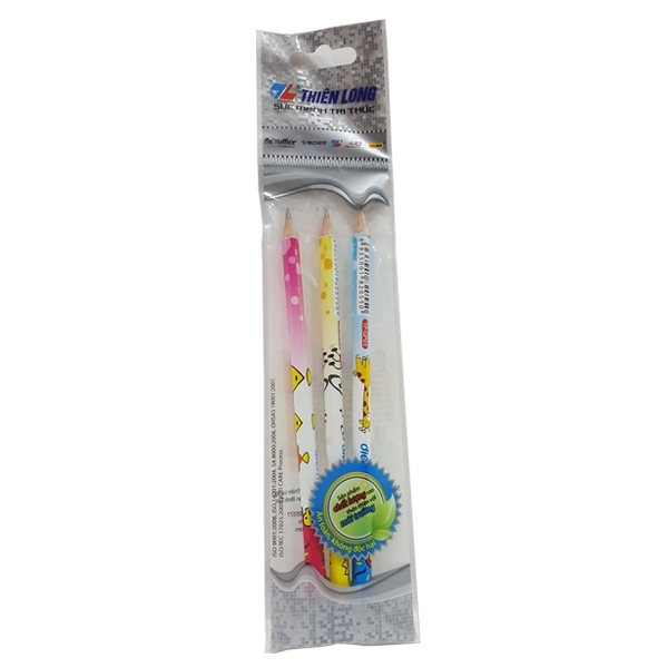 Bộ 2 Vỉ 3 Bút Chì Gỗ GP-03