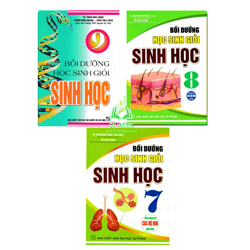 Sách - Combo Bồi Dưỡng Học Sinh Giỏi Sinh Học Lớp 7-8-9