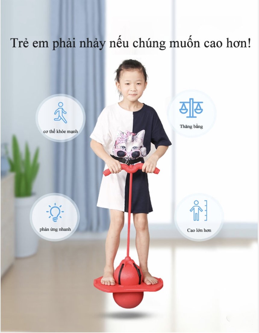 Bóng dây nhún nhảy giúp bé rèn luyện thể chất phát triển chiều cao cho bé từ 7 tuổi 3-D3-L1-447