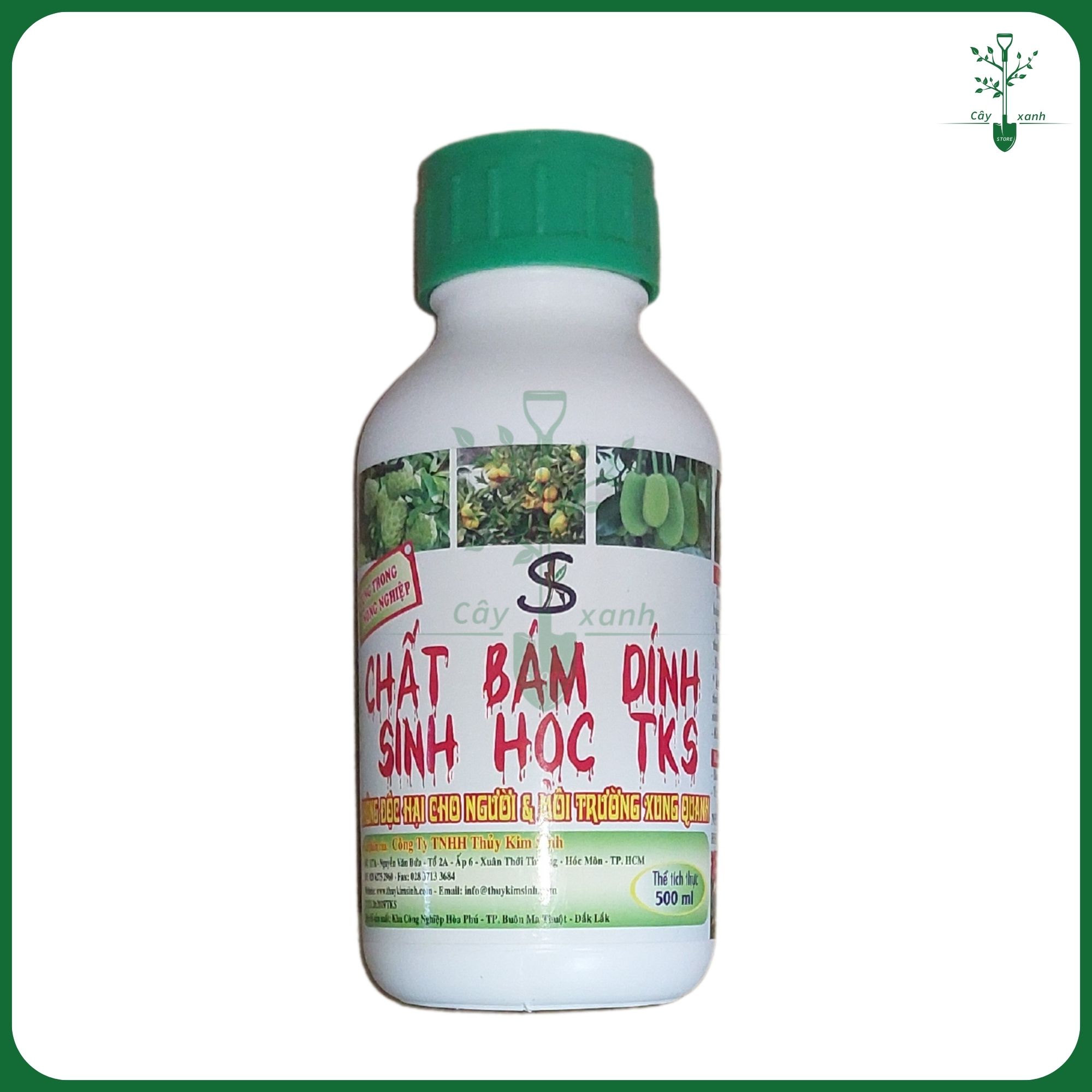 Chất bám dính sinh học TKS - Tăng độ bám dính, Kéo dài hiệu lực của phân thuốc - Chai 500ml - Cây Xanh Store