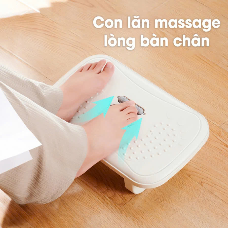 Ghế Gác Chân Công Thái Học Ghế Kê Chân Ghế Gác Chân Văn Phòng MÀU ĐEN