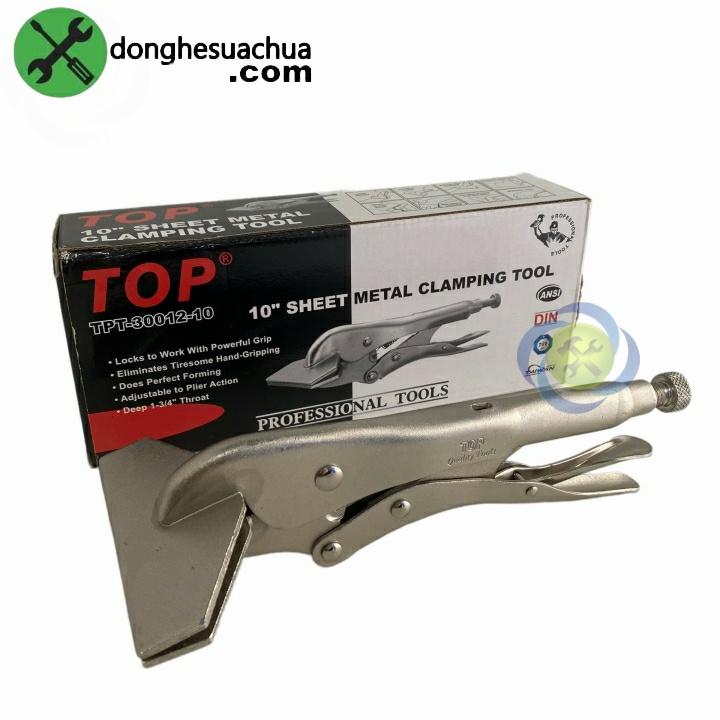 Kìm bấm miệng dẹp 10 Inch  TOP TPT-30012-10