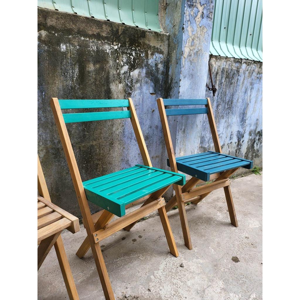 ghế gỗ cà phê đủ màu, ghế gỗ thư giãn