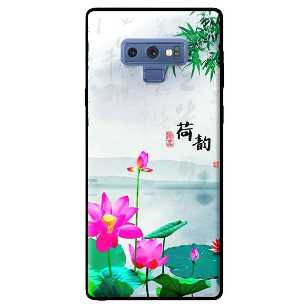 Ốp in cho Samsung Galaxy Note 9 Sen Hồng - Hàng chính hãng