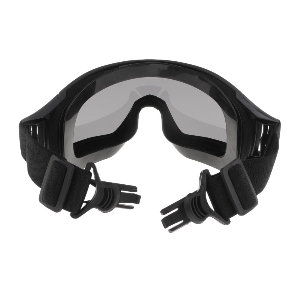 FAST Tactical Goggle Glasses for Helmet with 3 Lens Shooting Hunting Black