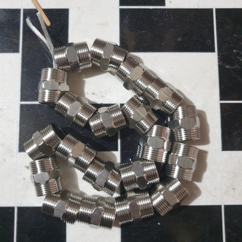 Kép inox ren ngoài phi 27 hàng đẹp..