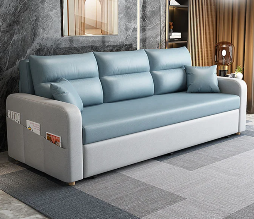 Sofa giường đa năng hộc kéo HGK-04 ngăn chứa đồ tiện dụng Tundo KT 1m8