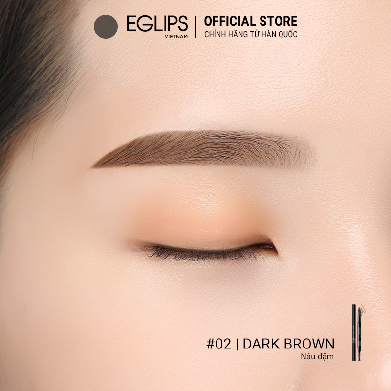 Kẻ mày Eglips Natural Auto Eyebrow 2 đầu (đầu tam giác) 0.3g