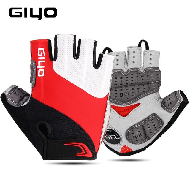 Găng Tay Xe Đạp Ngón Thể Thao Ngoài Trời Găng Tay Dành Cho Nam Nữ Gel Lót Thoáng Khí MTB Đường Đua Cưỡi Đi Xe Đạp Thiết Bị Găng Tay