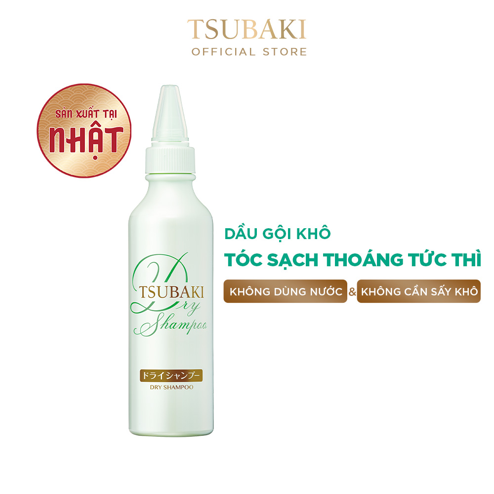 Dầu gội khô Tsubaki Dry Shampoo 180ml