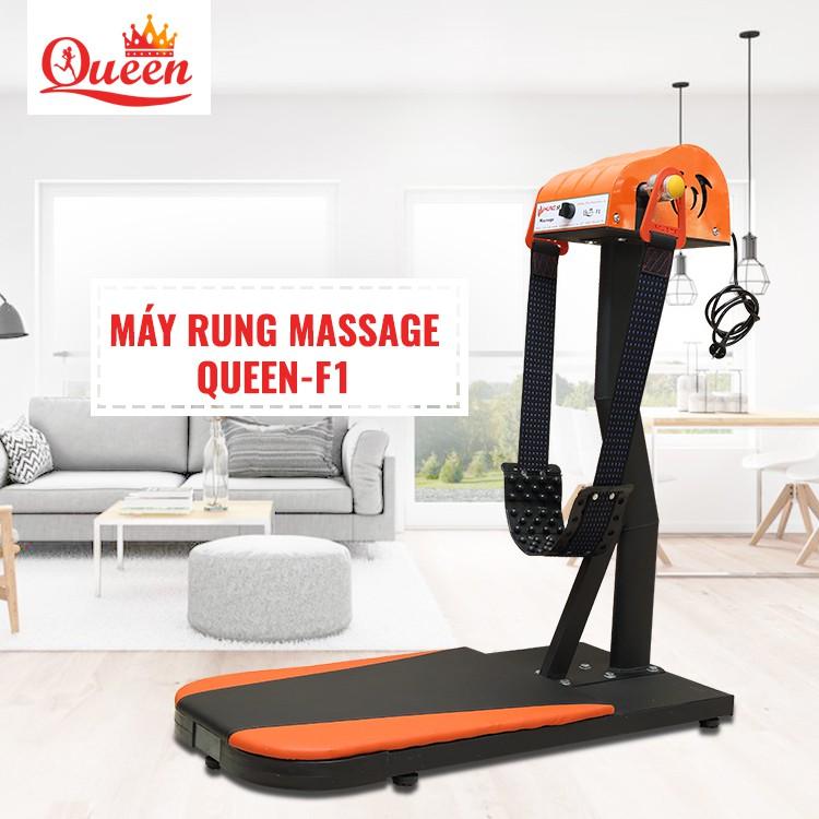 Máy Rung Massage Đứng Queen -F1 500W - Máy Massage Đánh Tan Mỡ bụng Đứng 