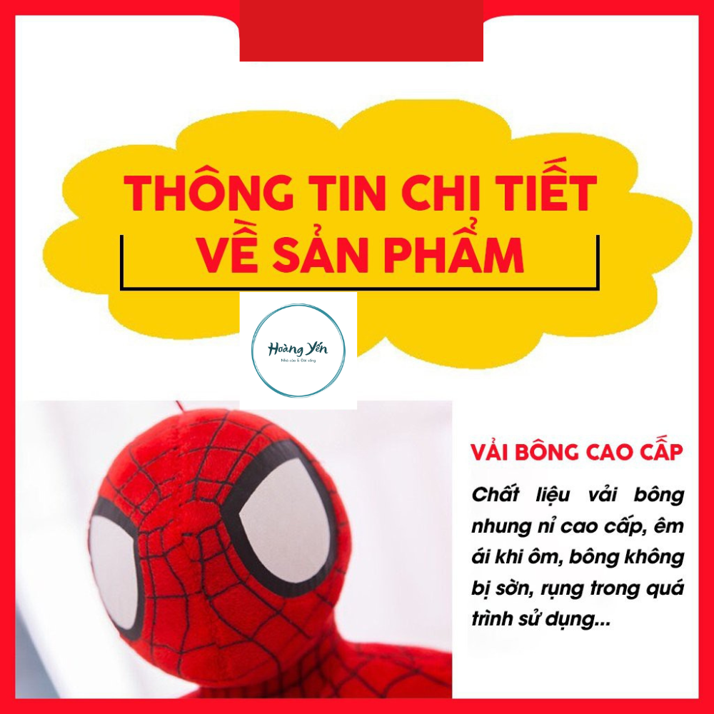 GẤU BÔNG GỐI ÔM HÌNH NGƯỜI NHỆN