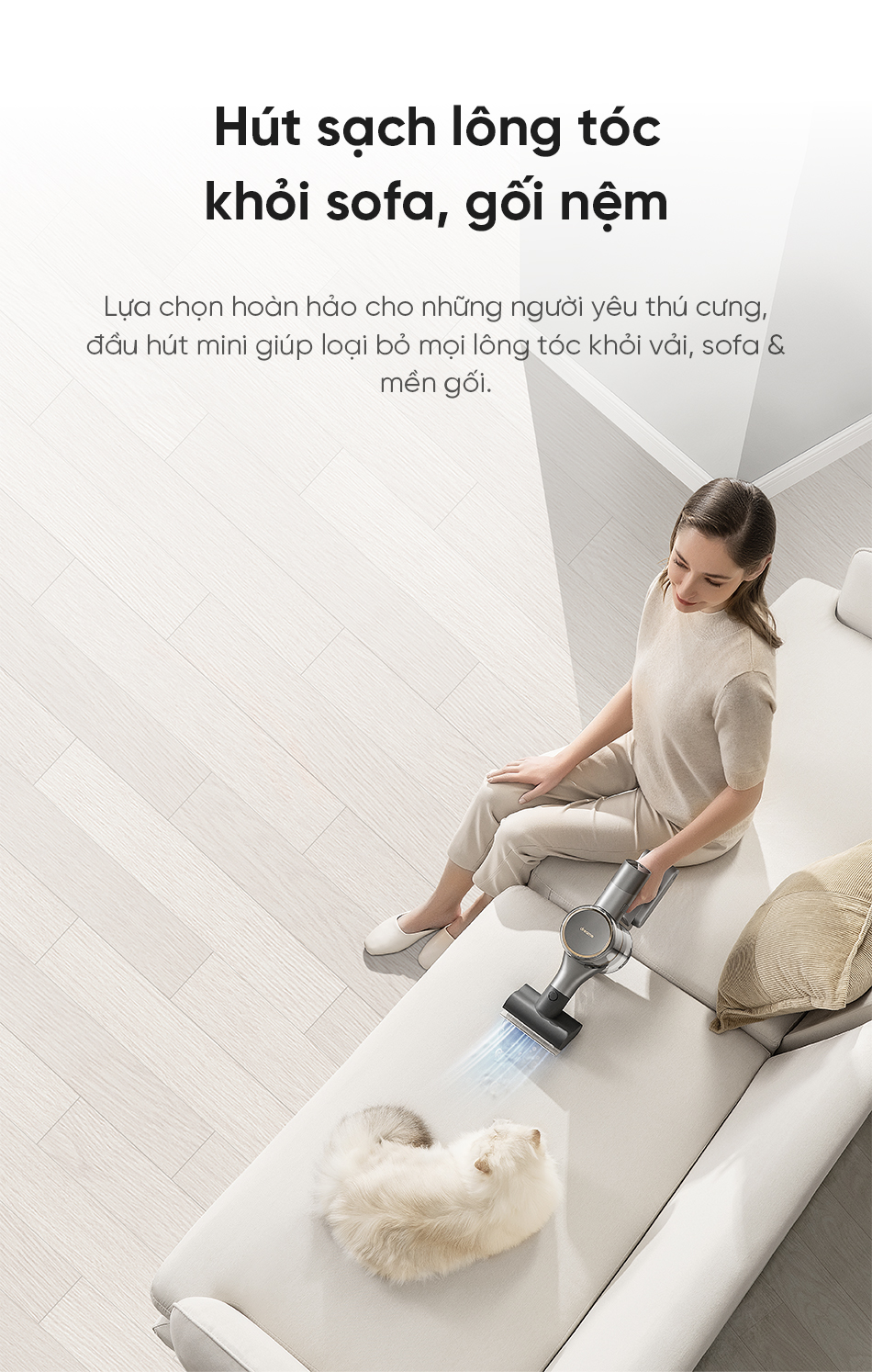 Máy hút bụi không dây thông minh Dreame V12S - Hàng chính hãng - Hàng chính hãng