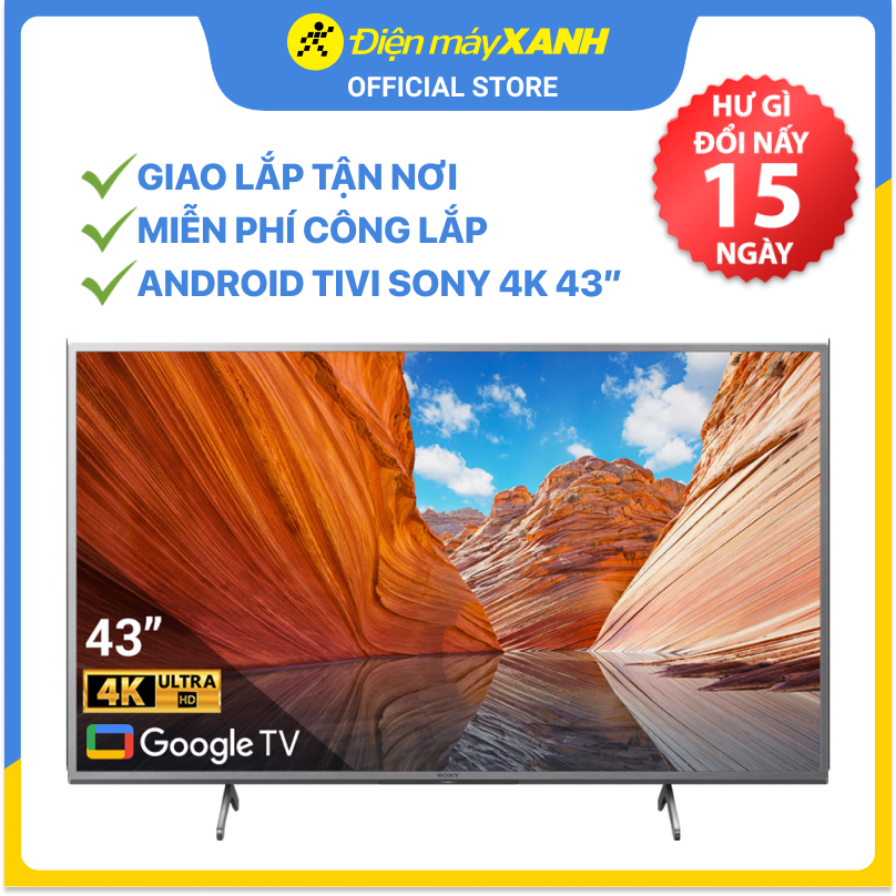 Android Tivi Sony 4K 43 inch KD-43X80J