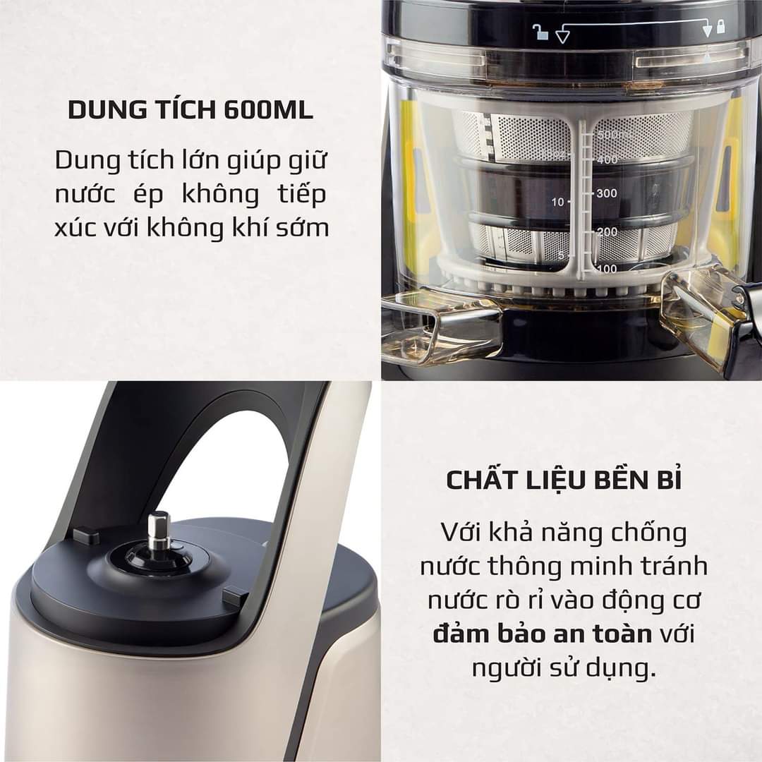 Máy Ép Chậm OLIVO SJ189 [ HÀNG CHÍNH HÃNG] Ép Trái Cây Hoa Quả Rau Củ 