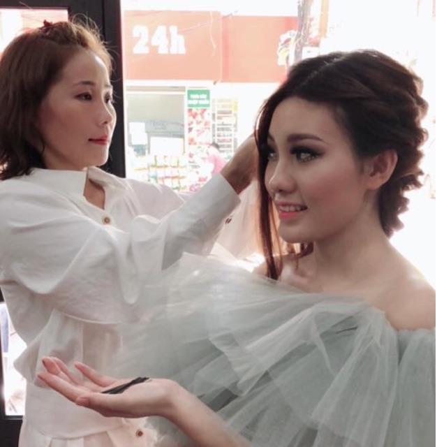 Voan quây chun quấn sẵn chất voan phồng đẹp