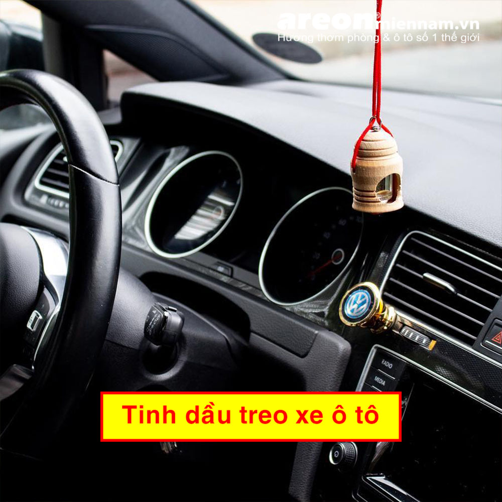 Tinh dầu treo xe ô tô hương quýt tây – Thanh mát, Sảng khoái, Hạn chế say xe - Khử mùi hôi chỉ 5S - Areon Fresco Yuzu Squash