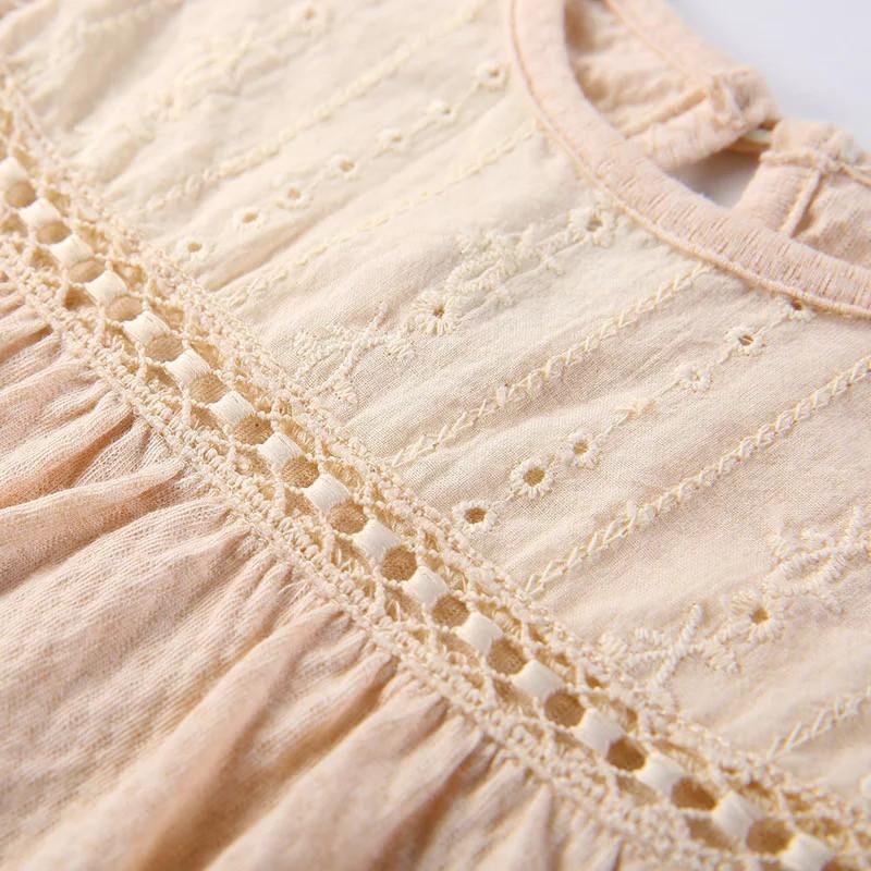 Váy cho bé gái dáng cánh tiên cao cấp cho bé 0-6y 100% sợi bông hữu cơ tự nhiên không tẩy nhuộm hóa chất